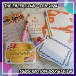 Paper Club Subscription Box | February 2024